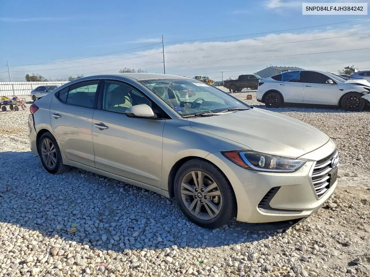 5NPD84LF4JH384242 2018 Hyundai Elantra Sel