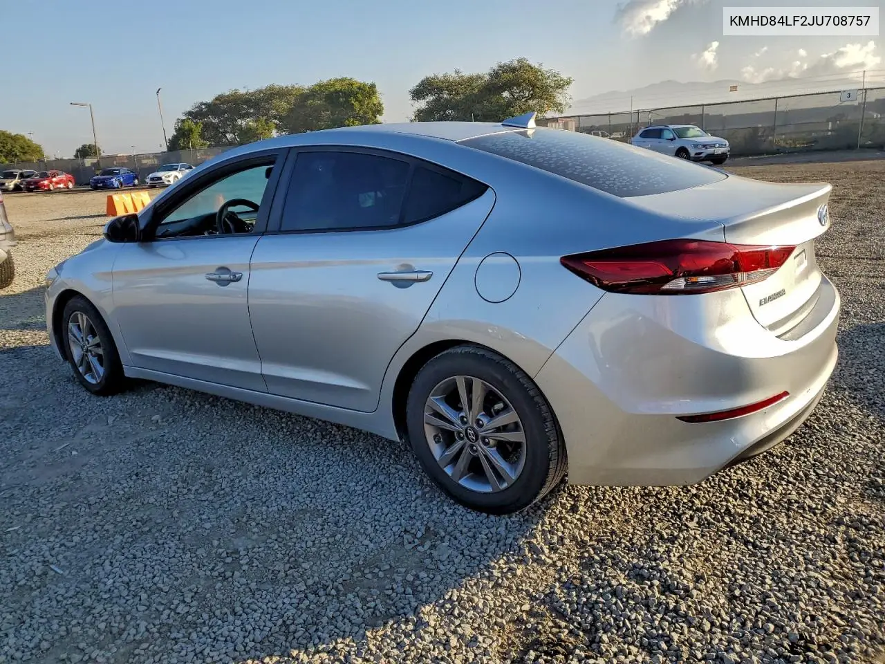 KMHD84LF2JU708757 2018 Hyundai Elantra Sel