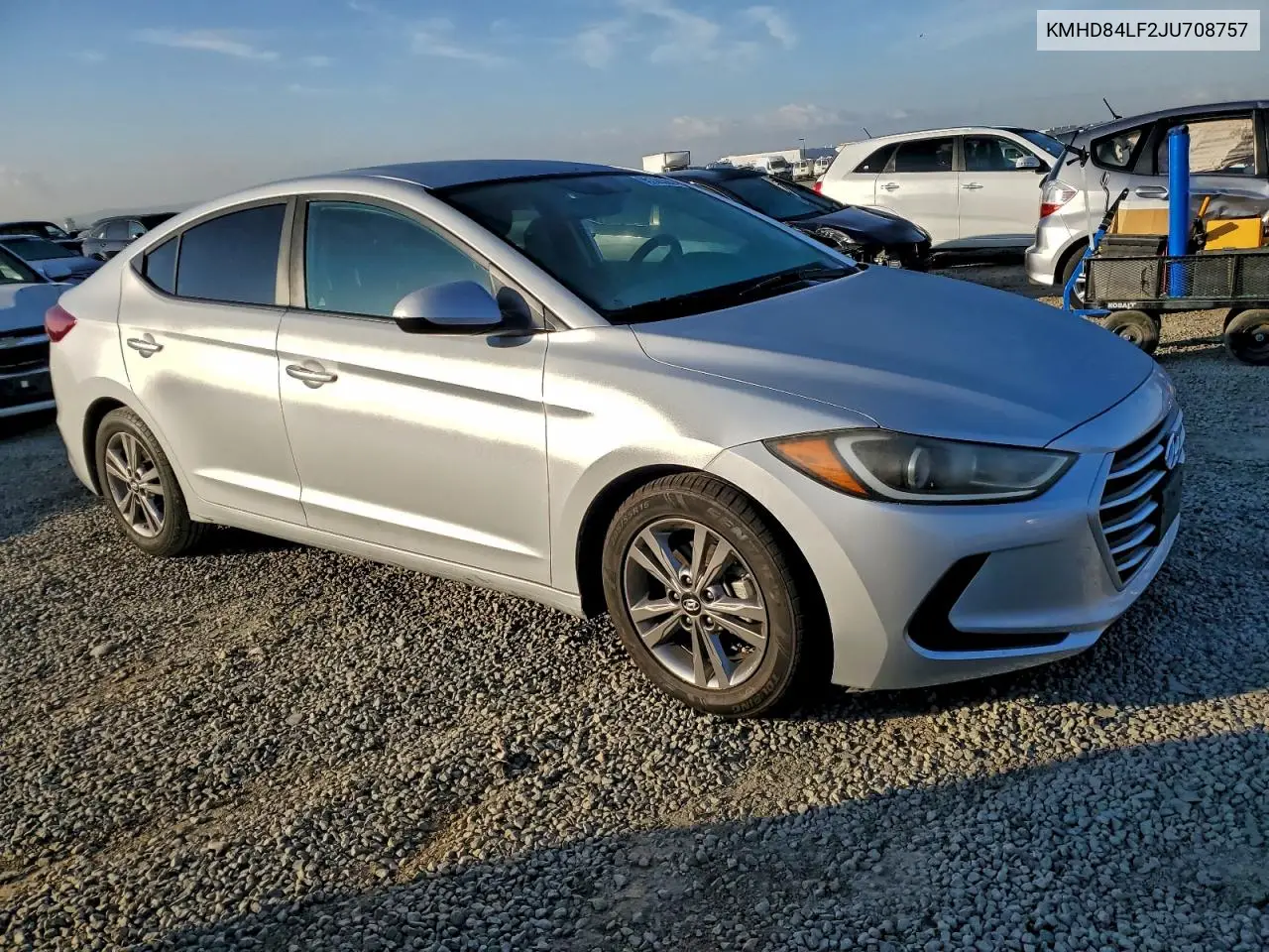 KMHD84LF2JU708757 2018 Hyundai Elantra Sel