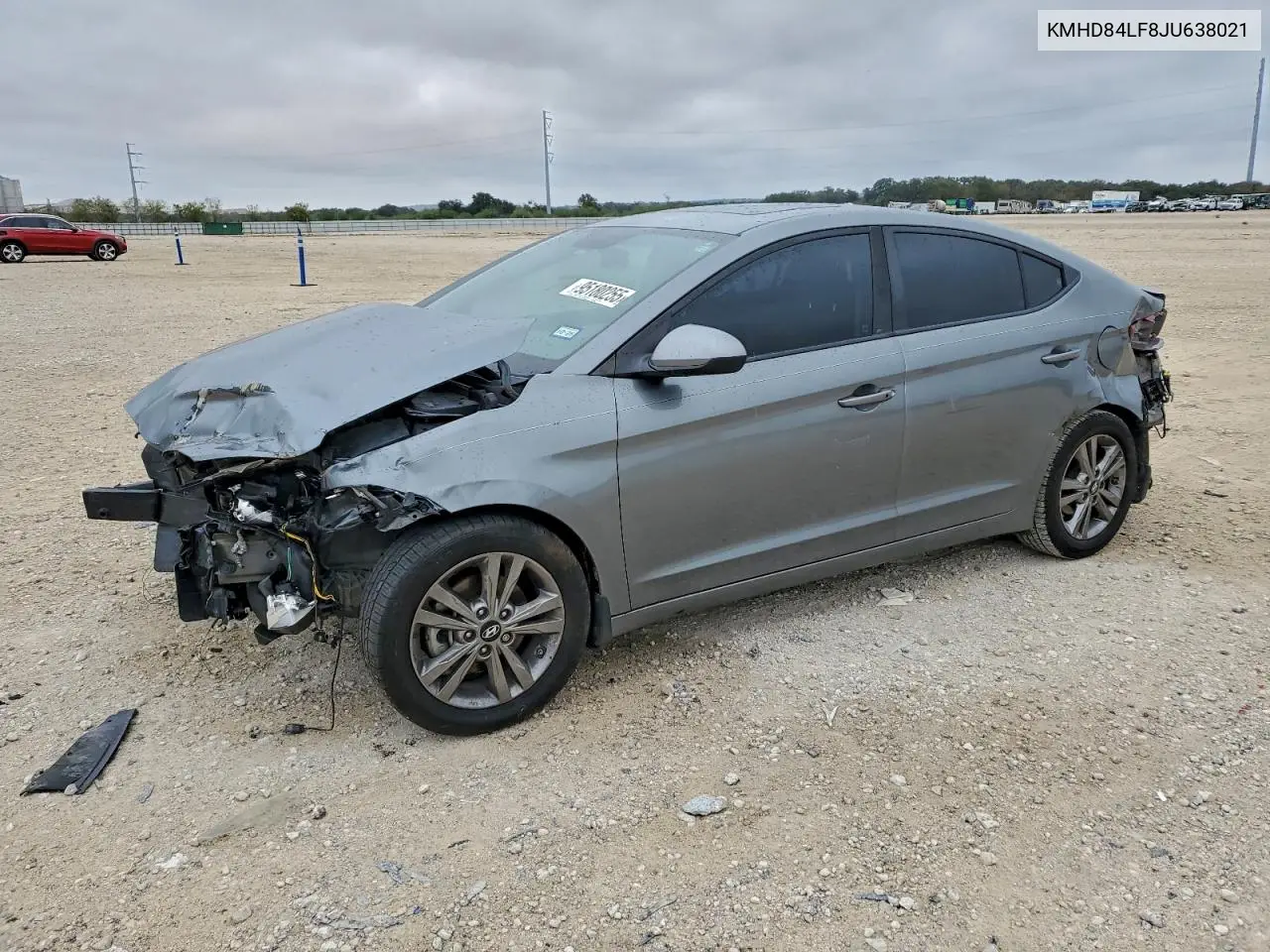 KMHD84LF8JU638021 2018 Hyundai Elantra Sel