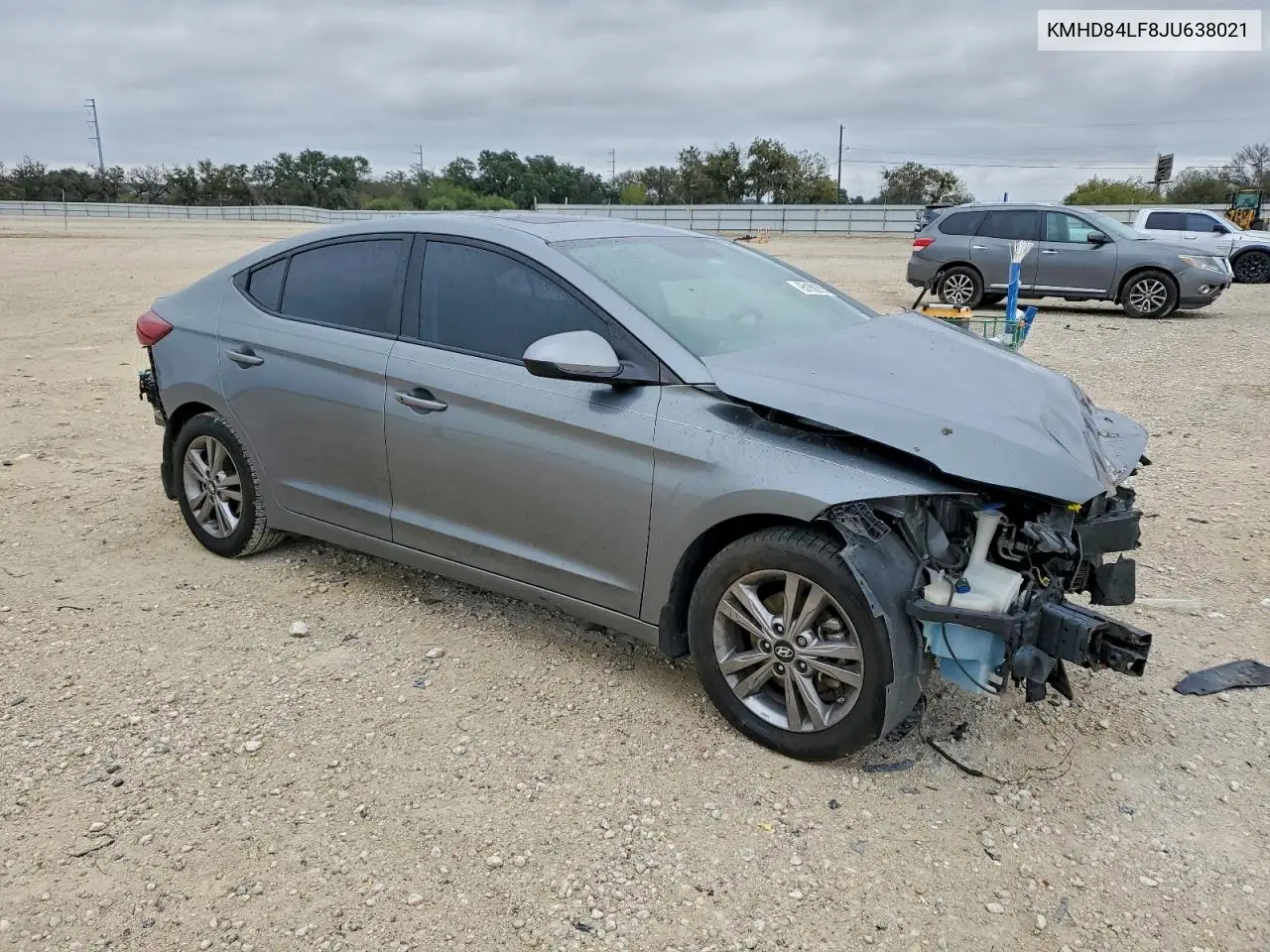 KMHD84LF8JU638021 2018 Hyundai Elantra Sel