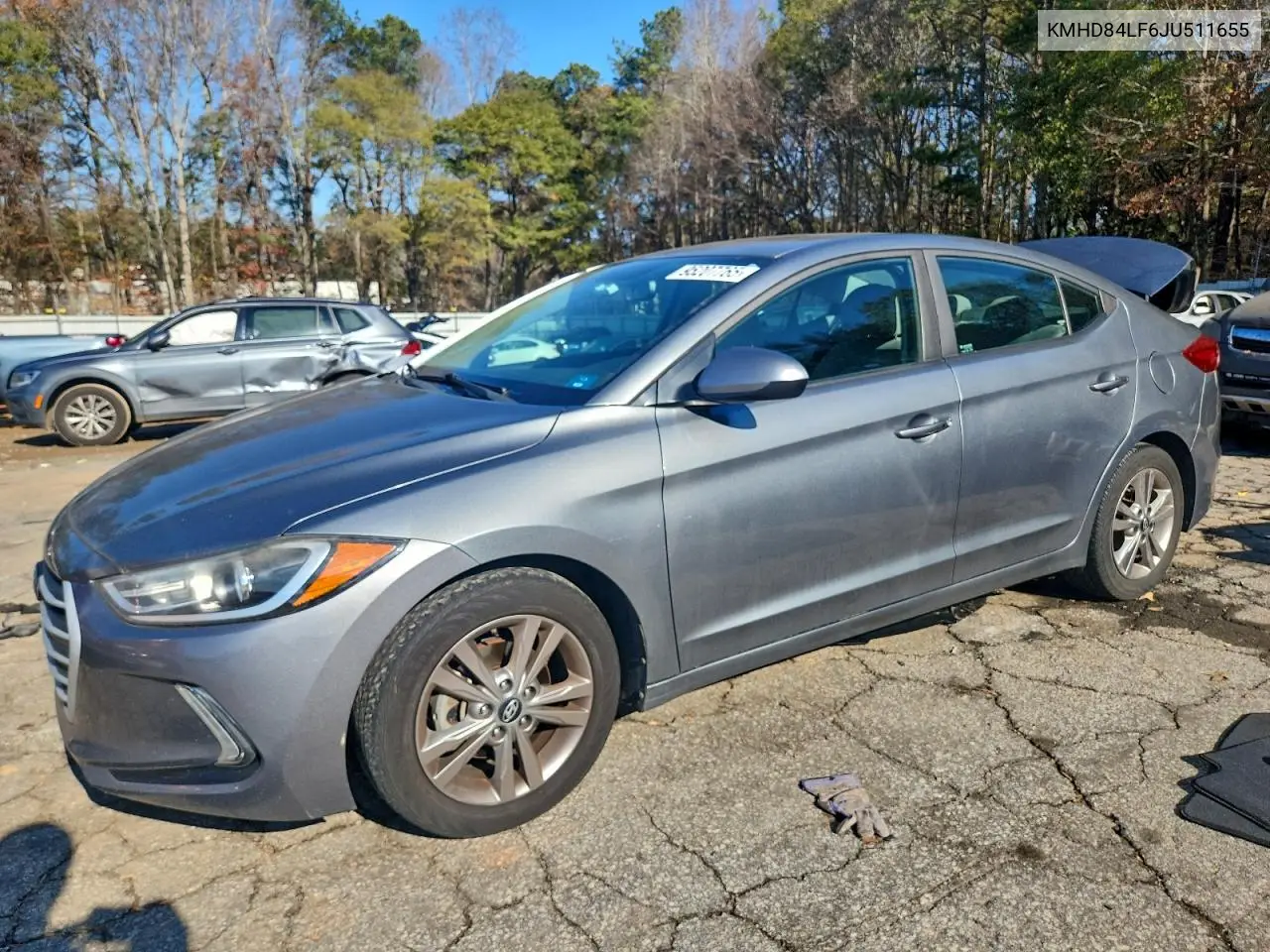 KMHD84LF6JU511655 2018 Hyundai Elantra Sel