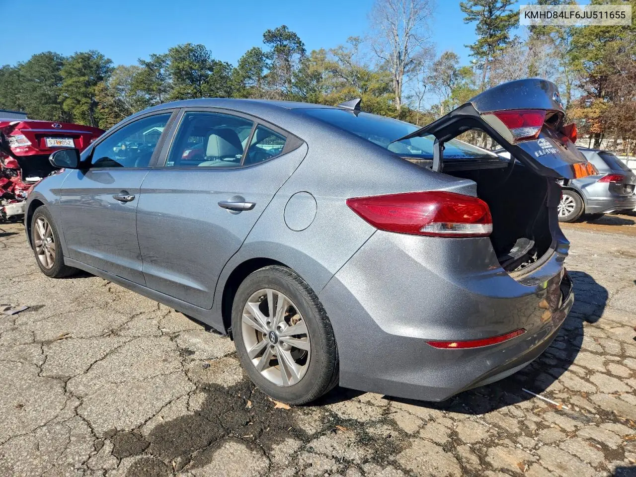 KMHD84LF6JU511655 2018 Hyundai Elantra Sel