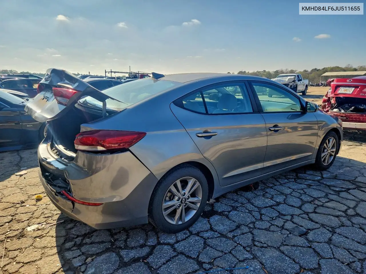 KMHD84LF6JU511655 2018 Hyundai Elantra Sel