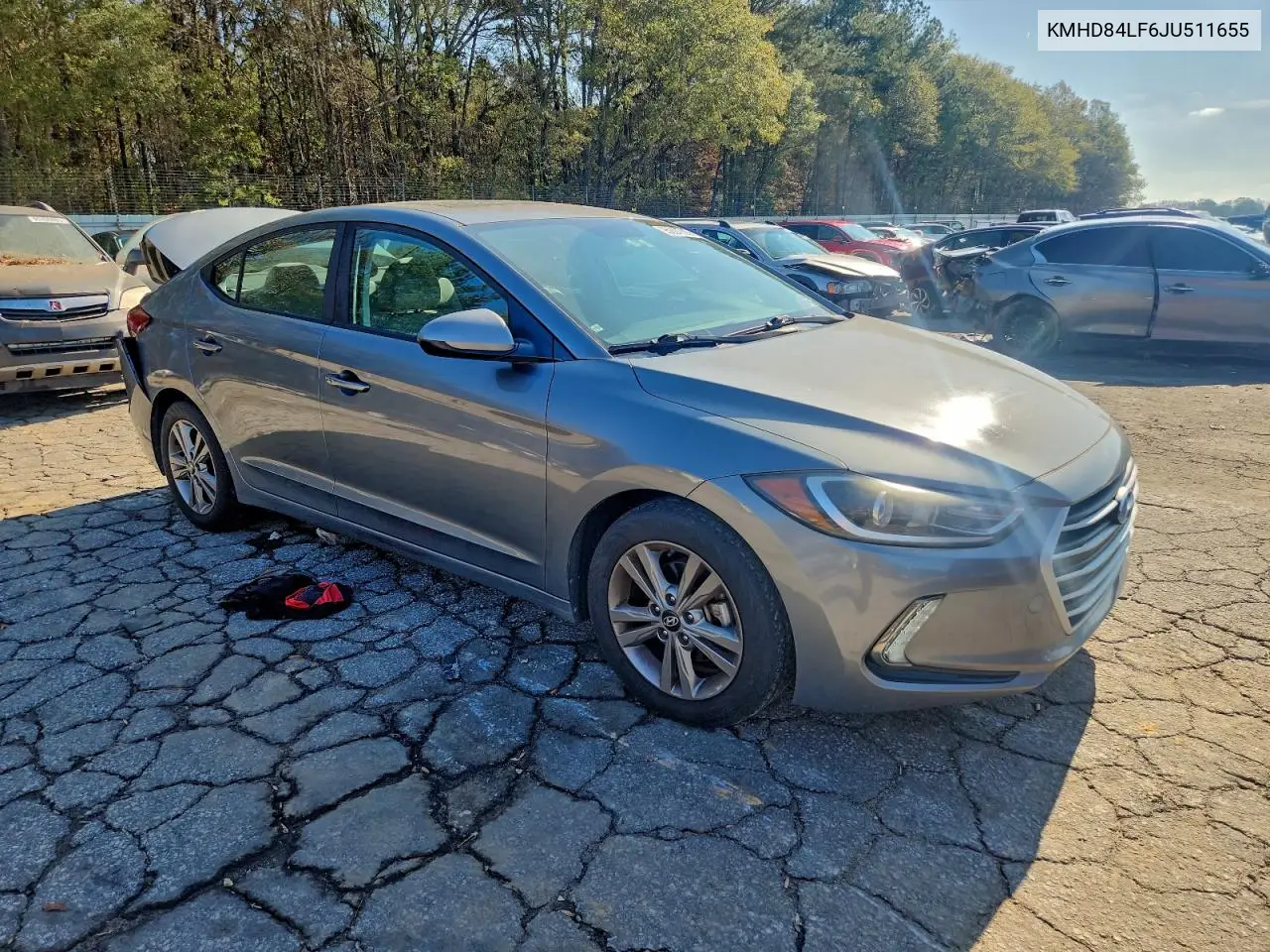 KMHD84LF6JU511655 2018 Hyundai Elantra Sel