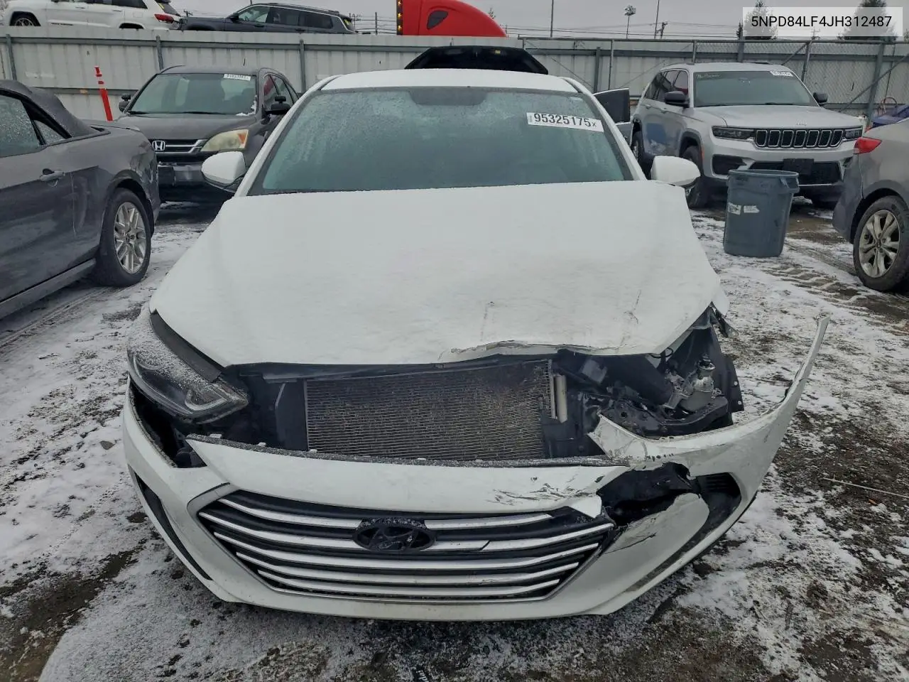 5NPD84LF4JH312487 2018 Hyundai Elantra Sel