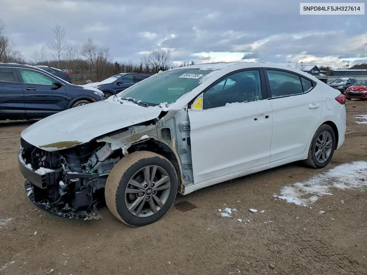 5NPD84LF5JH327614 2018 Hyundai Elantra Sel