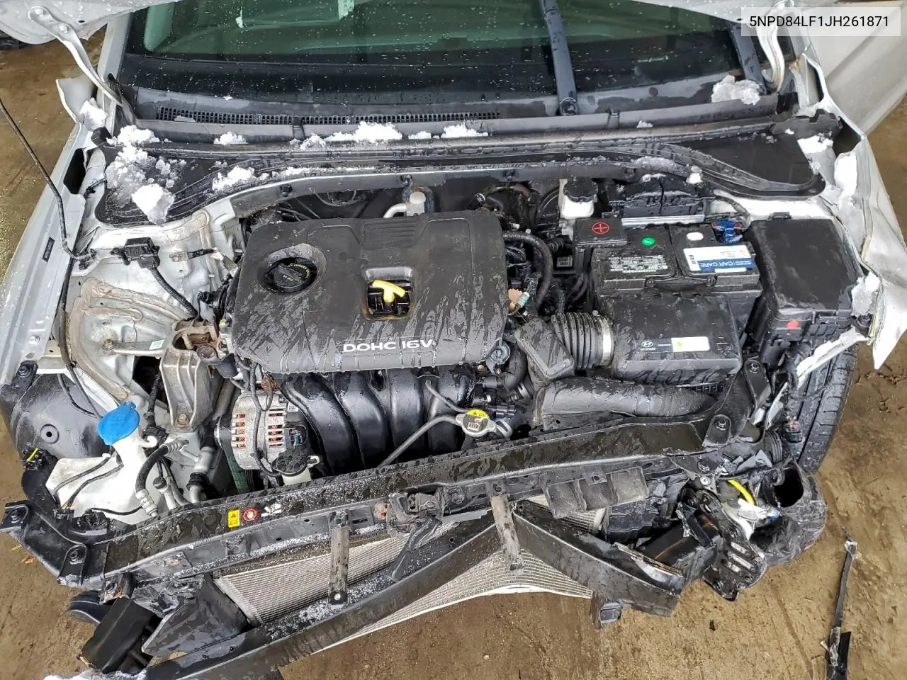 5NPD84LF1JH261871 2018 Hyundai Elantra Sel