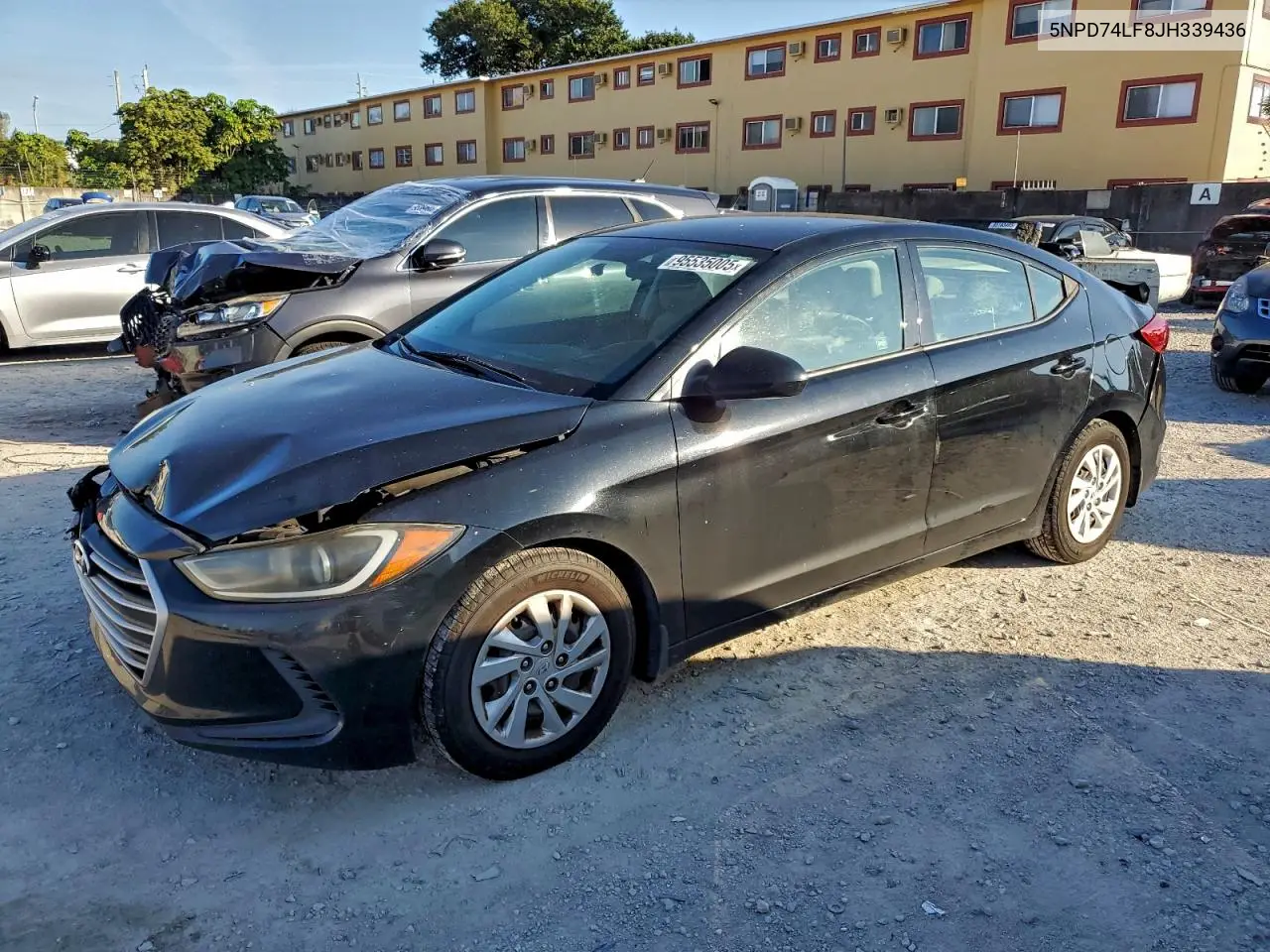 5NPD74LF8JH339436 2018 Hyundai Elantra Se