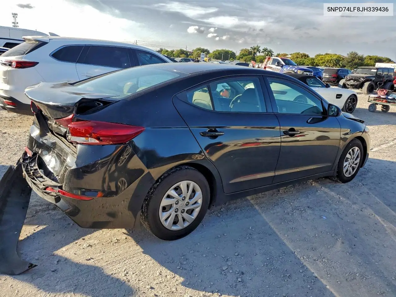 5NPD74LF8JH339436 2018 Hyundai Elantra Se