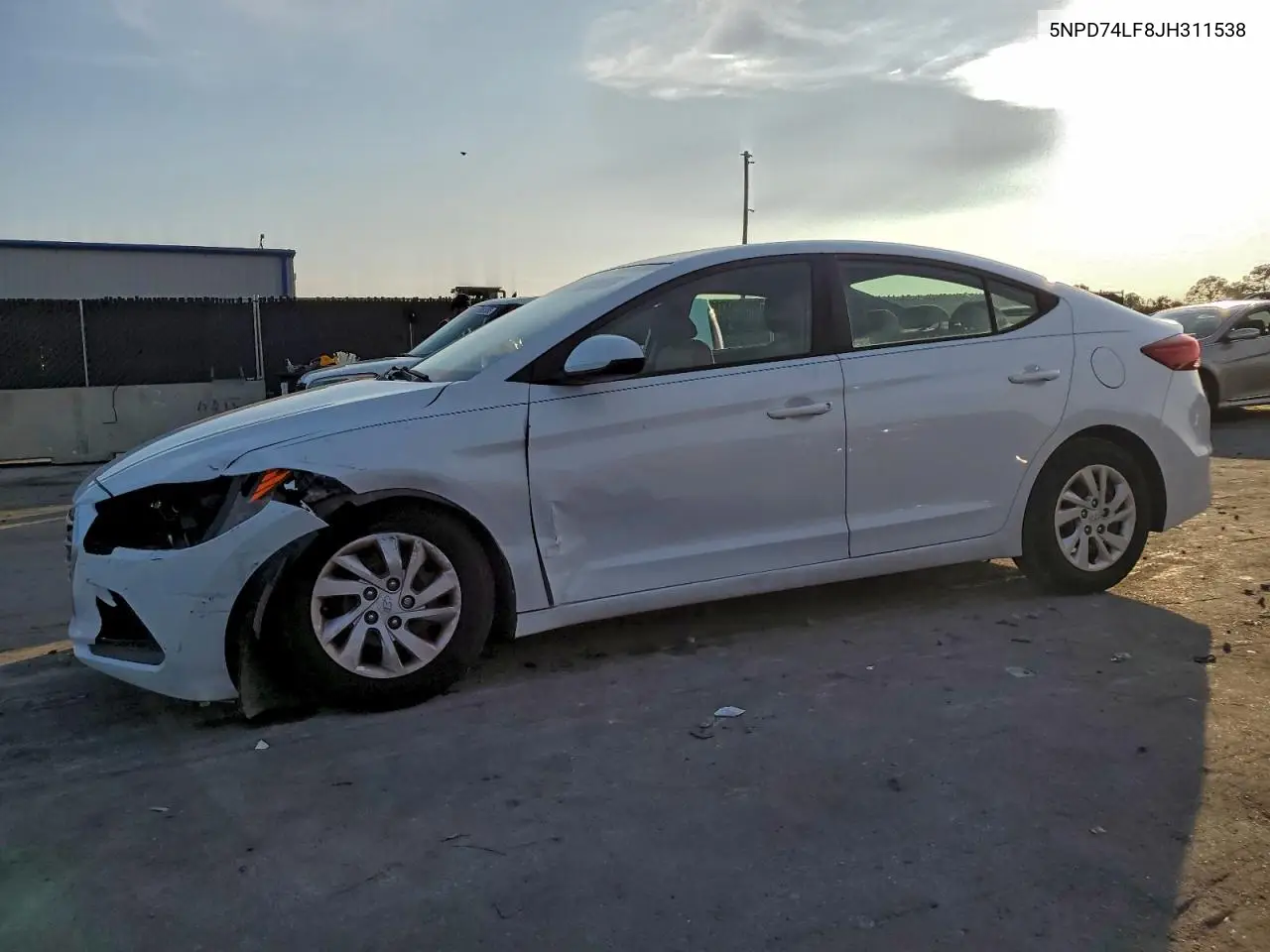 5NPD74LF8JH311538 2018 Hyundai Elantra Se