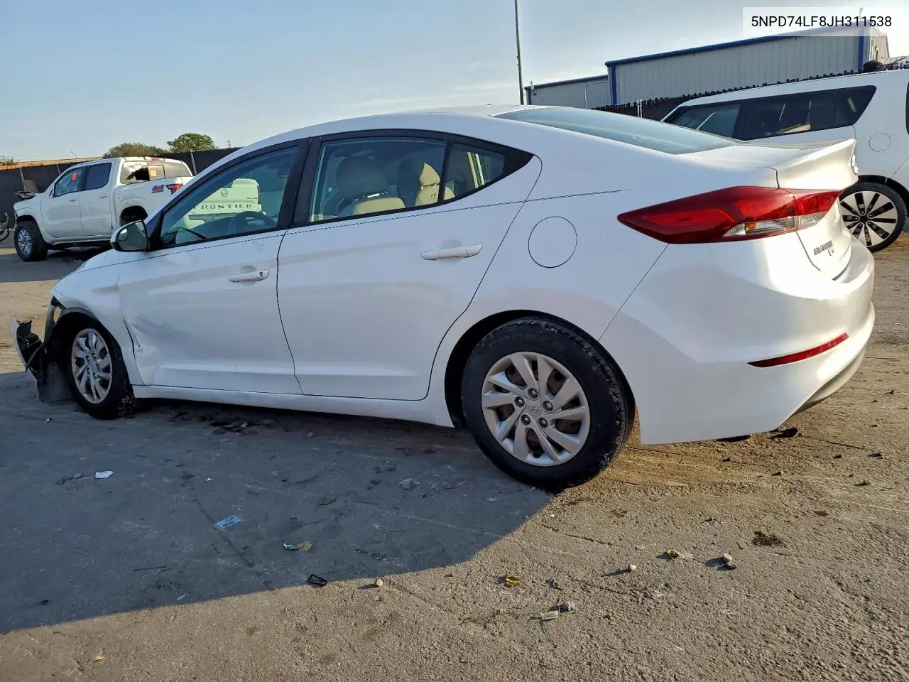 5NPD74LF8JH311538 2018 Hyundai Elantra Se