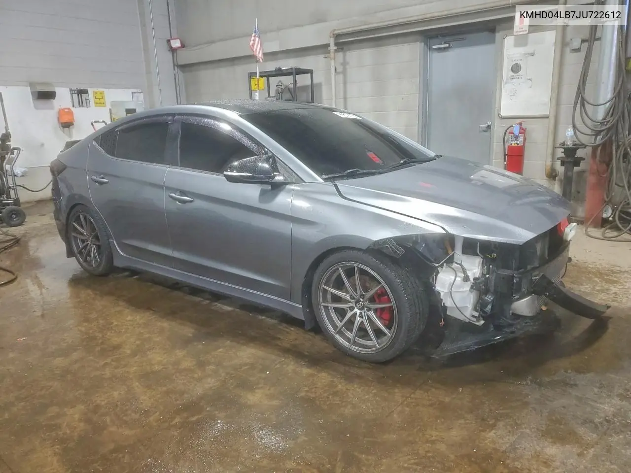 KMHD04LB7JU722612 2018 Hyundai Elantra Sport