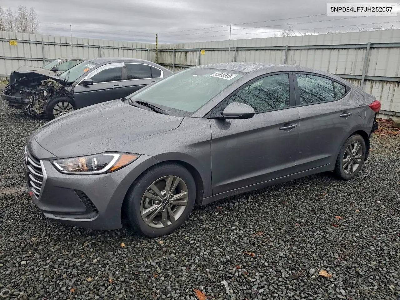 5NPD84LF7JH252057 2018 Hyundai Elantra Sel