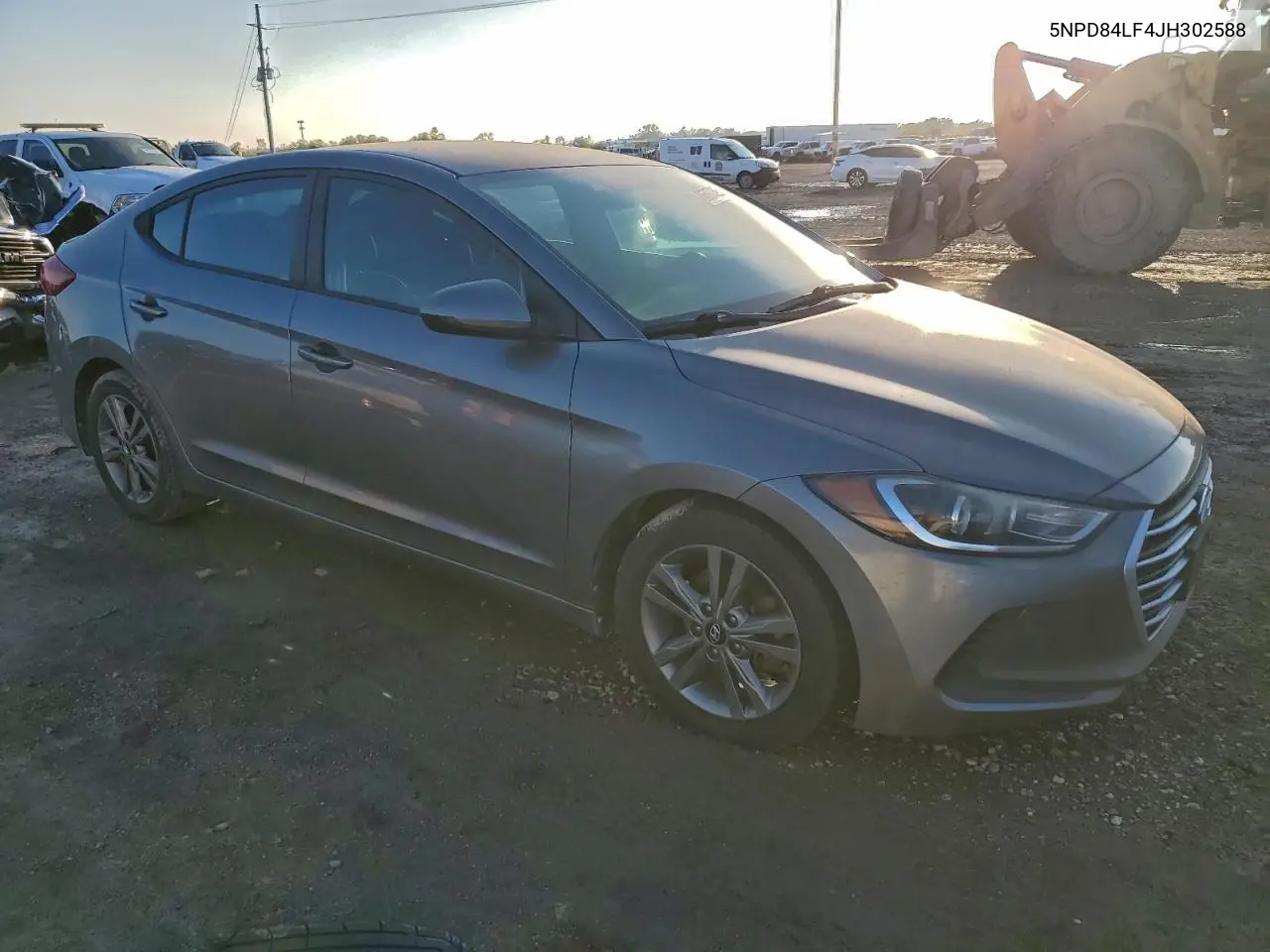 5NPD84LF4JH302588 2018 Hyundai Elantra Sel