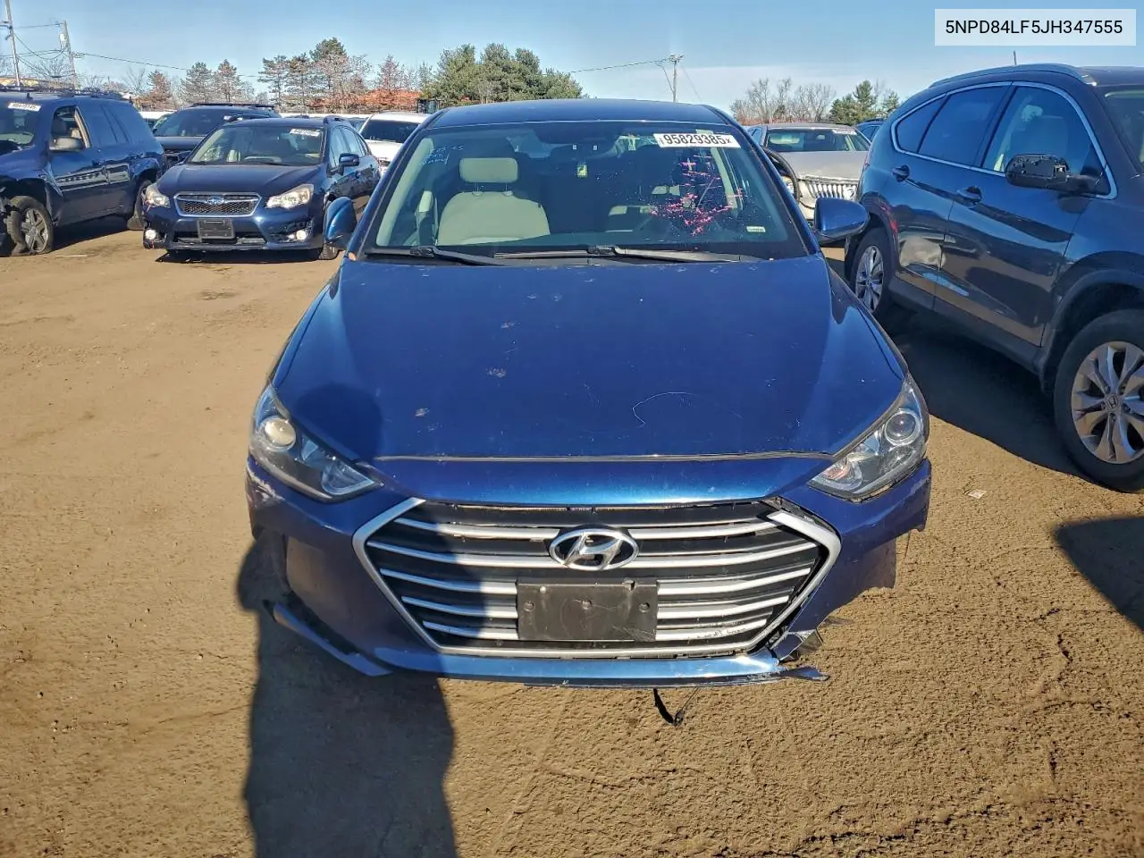 5NPD84LF5JH347555 2018 Hyundai Elantra Sel