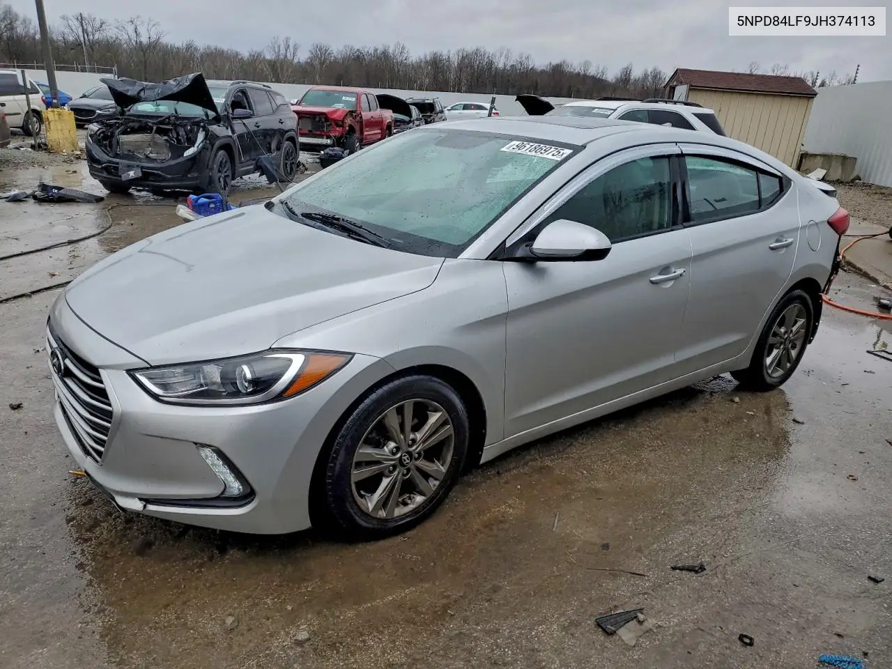 5NPD84LF9JH374113 2018 Hyundai Elantra Sel