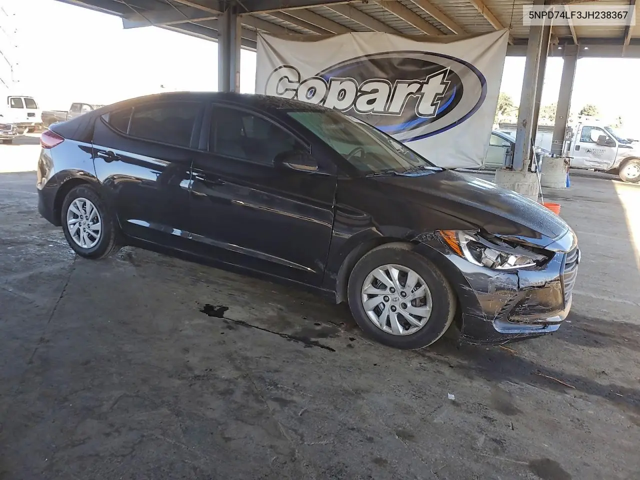 5NPD74LF3JH238367 2018 Hyundai Elantra Se