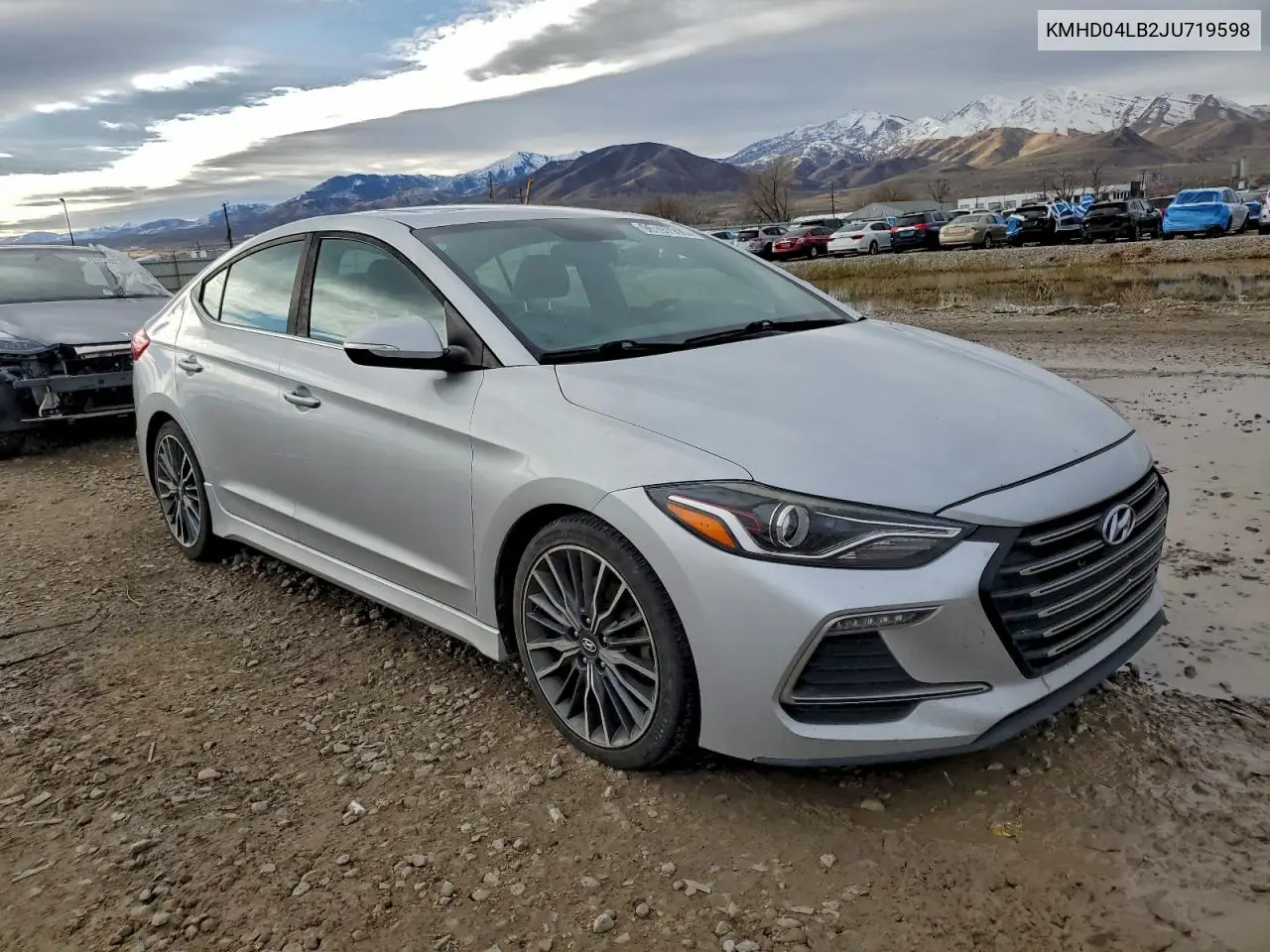 KMHD04LB2JU719598 2018 Hyundai Elantra Sport