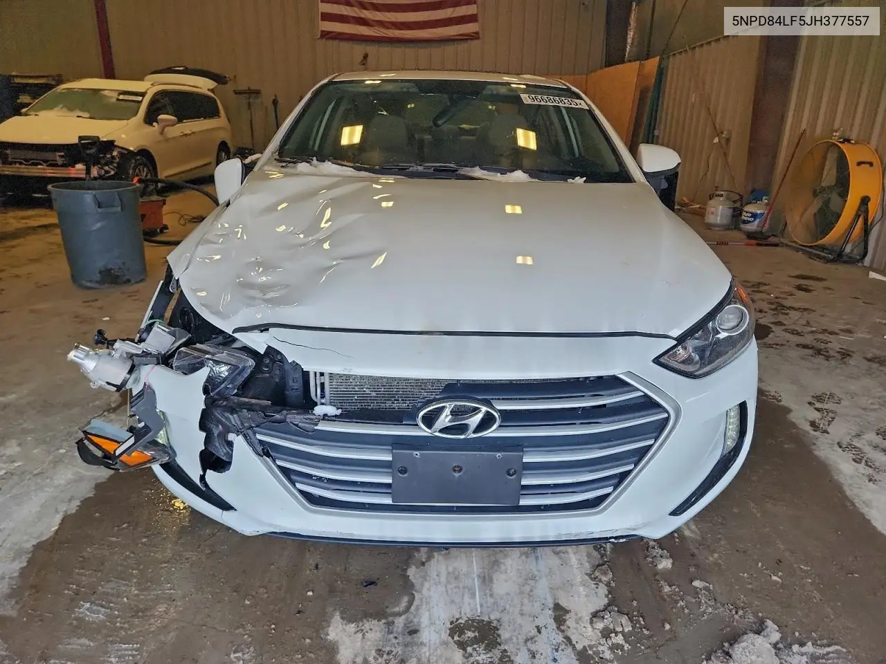 5NPD84LF5JH377557 2018 Hyundai Elantra Sel