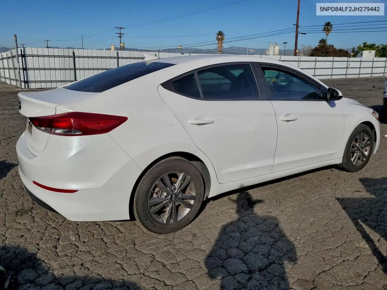 5NPD84LF2JH279442 2018 Hyundai Elantra Sel