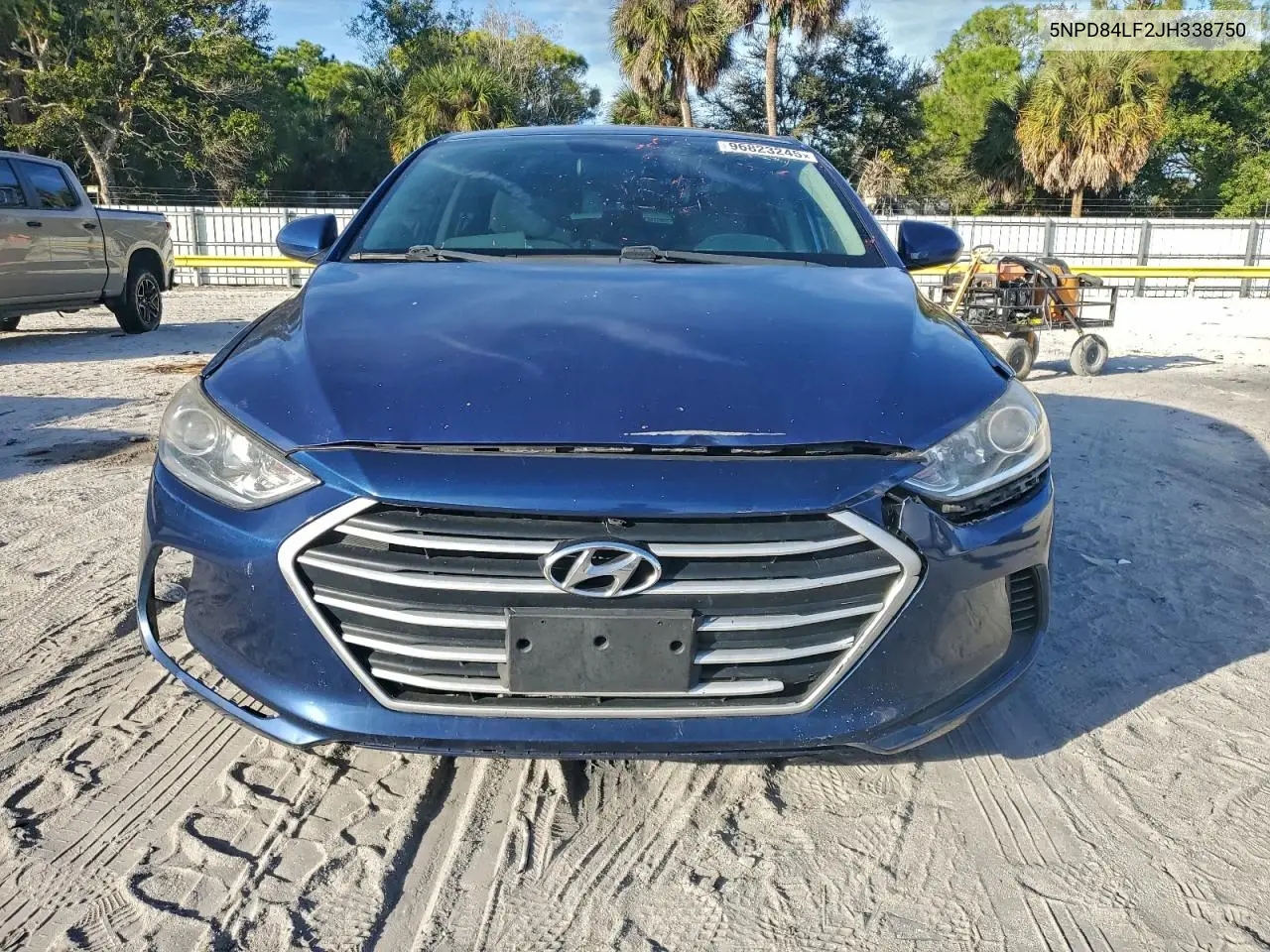 5NPD84LF2JH338750 2018 Hyundai Elantra Sel