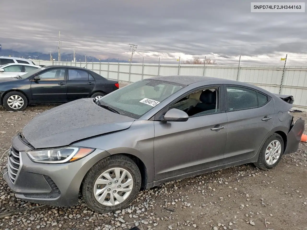 5NPD74LF2JH344163 2018 Hyundai Elantra Se