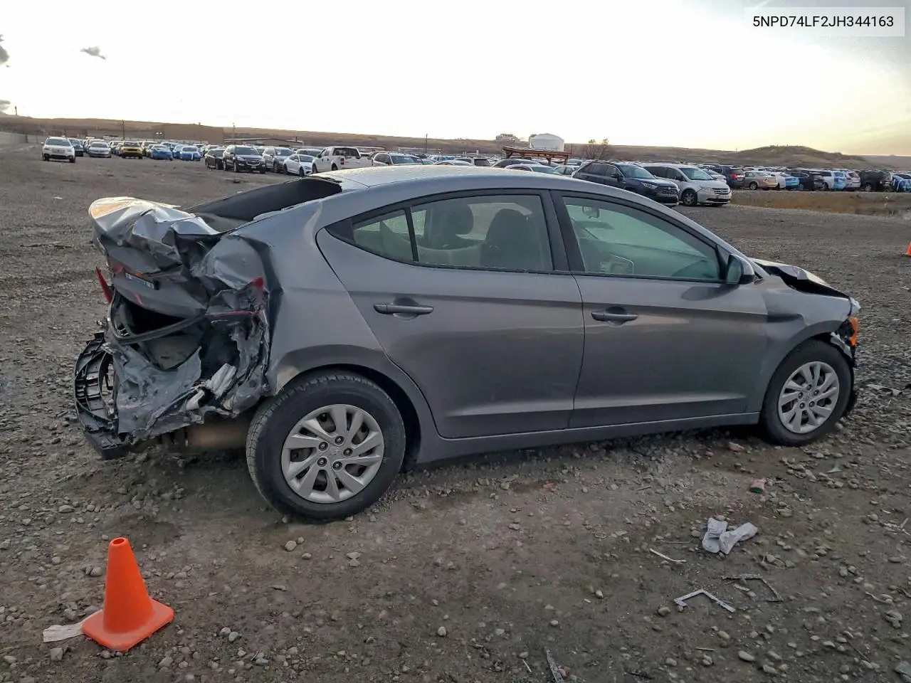 5NPD74LF2JH344163 2018 Hyundai Elantra Se