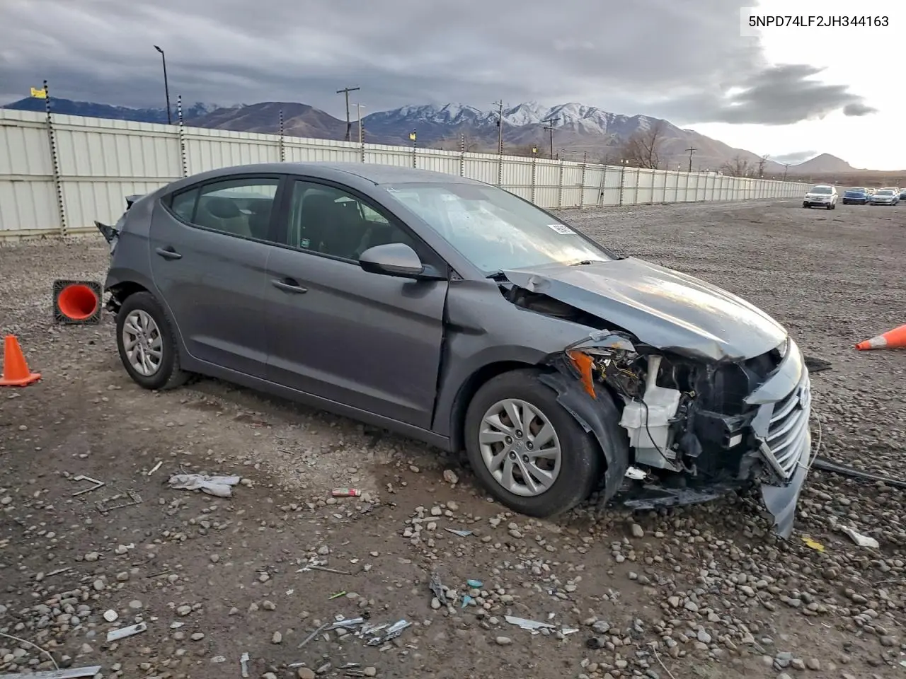 5NPD74LF2JH344163 2018 Hyundai Elantra Se