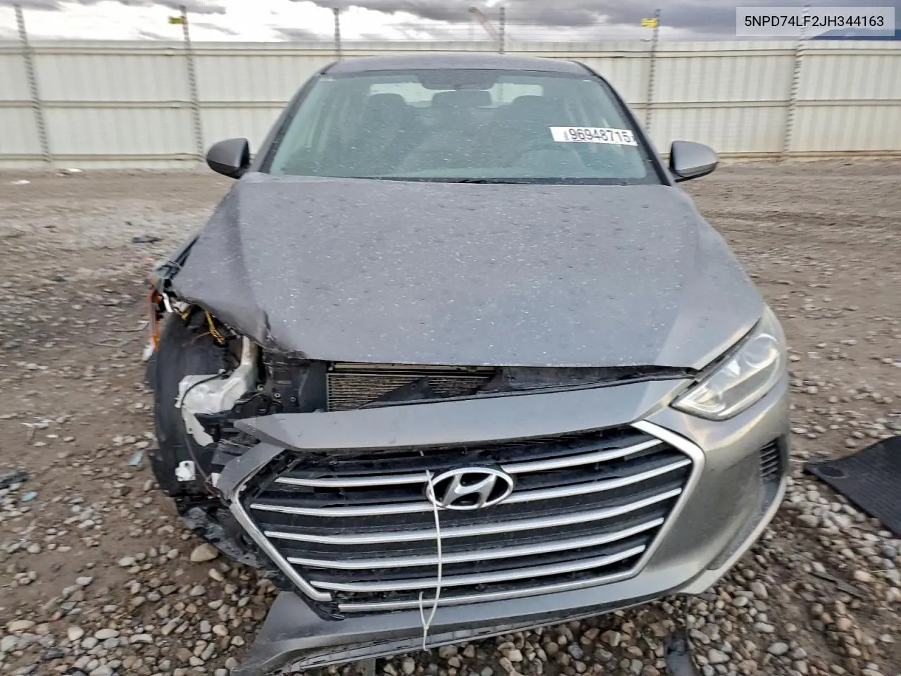 5NPD74LF2JH344163 2018 Hyundai Elantra Se