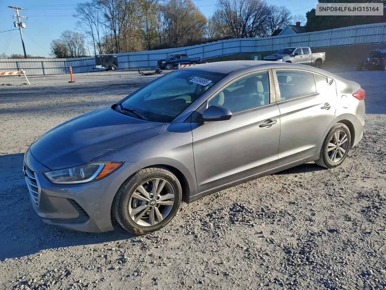5NPD84LF6JH315164 2018 Hyundai Elantra Sel