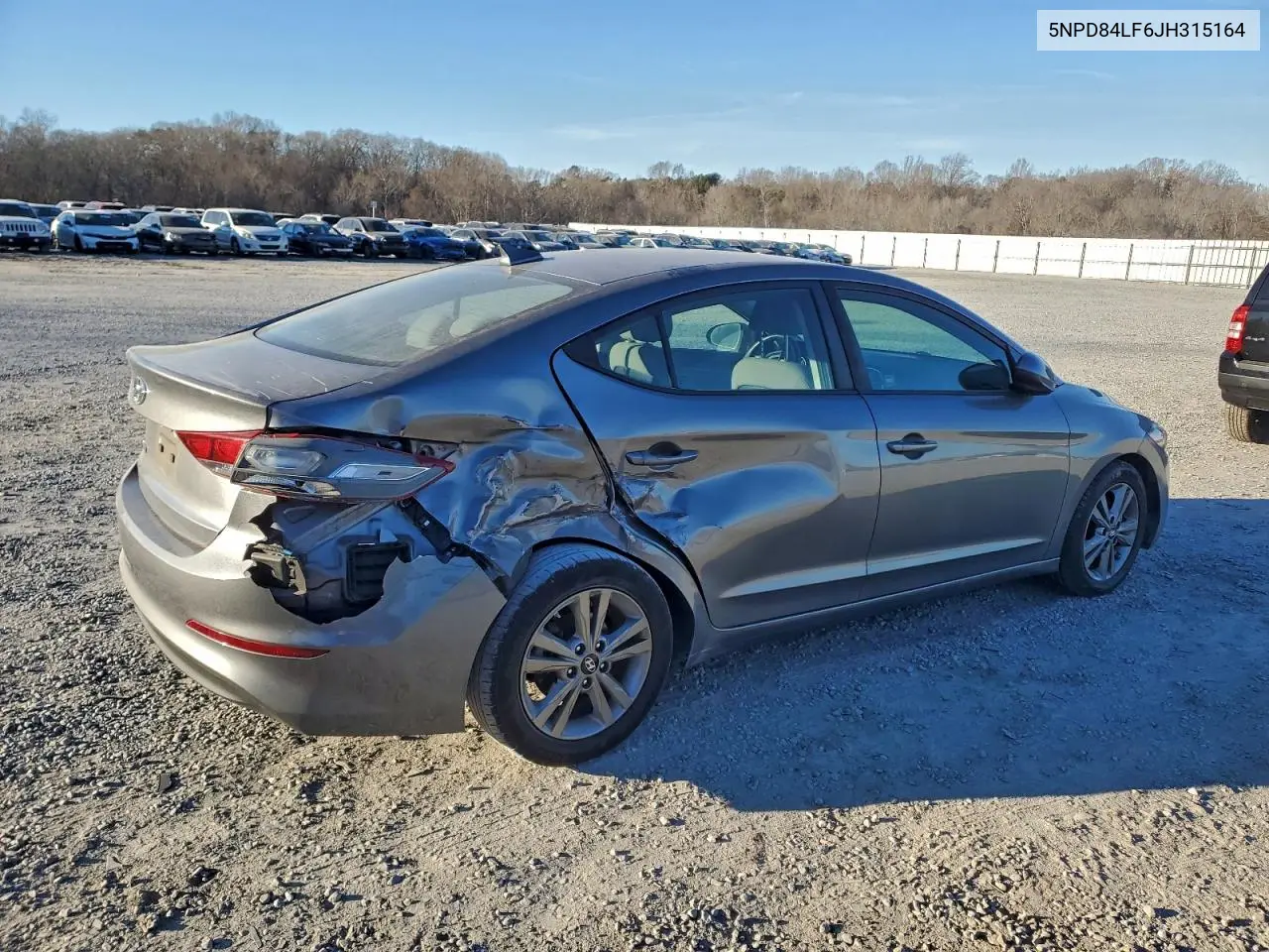 5NPD84LF6JH315164 2018 Hyundai Elantra Sel