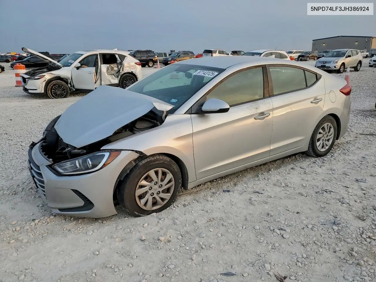 5NPD74LF3JH386924 2018 Hyundai Elantra Se