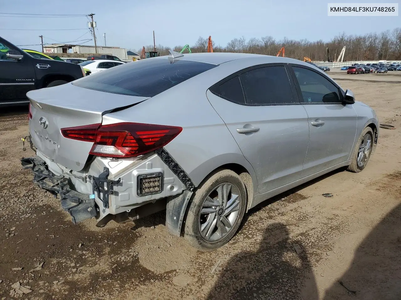 KMHD84LF3KU748265 2019 Hyundai Elantra Sel