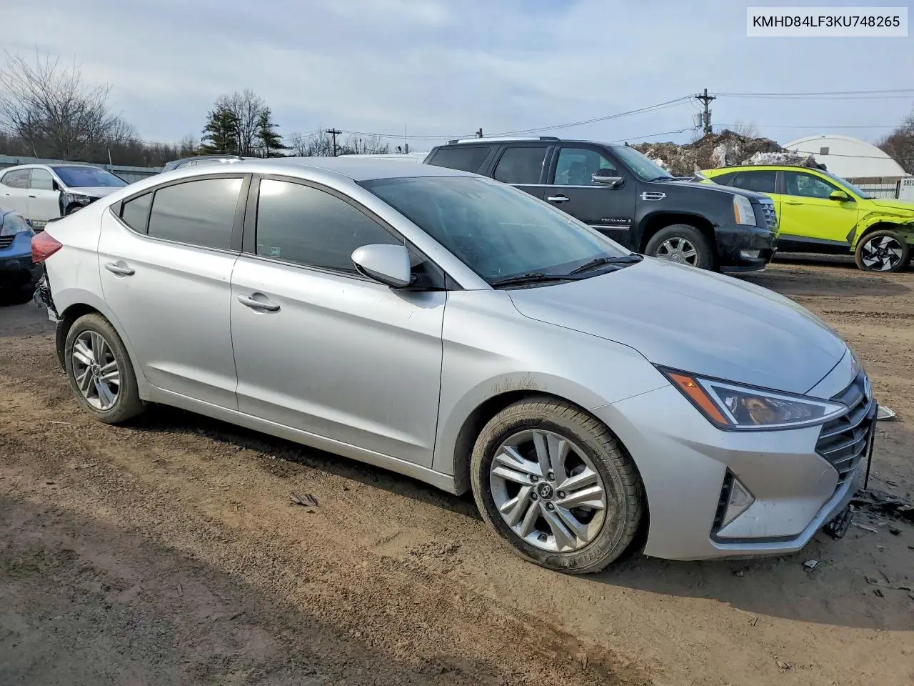 KMHD84LF3KU748265 2019 Hyundai Elantra Sel