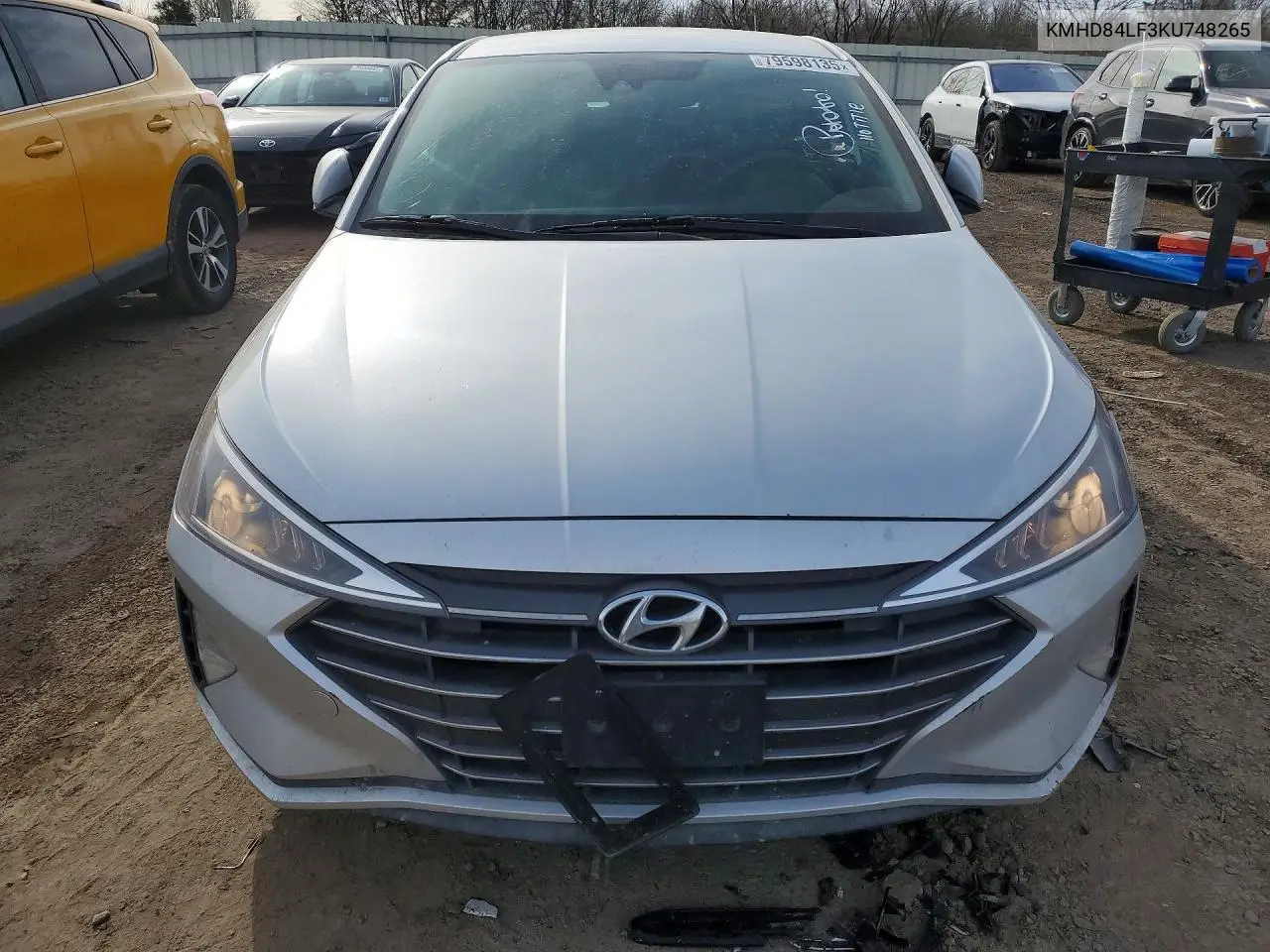 KMHD84LF3KU748265 2019 Hyundai Elantra Sel