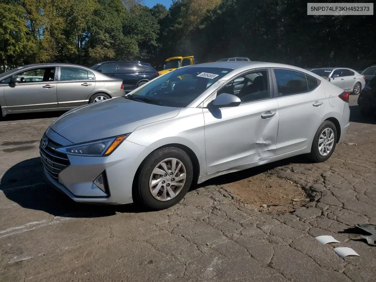 5NPD74LF3KH452373 2019 Hyundai Elantra Se