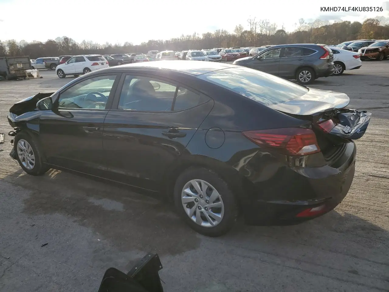 KMHD74LF4KU835126 2019 Hyundai Elantra Se