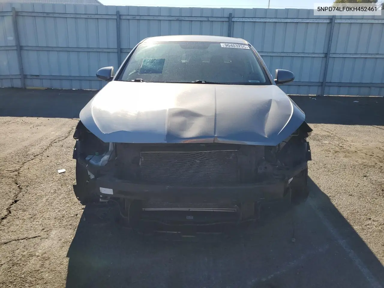 5NPD74LF0KH452461 2019 Hyundai Elantra Se