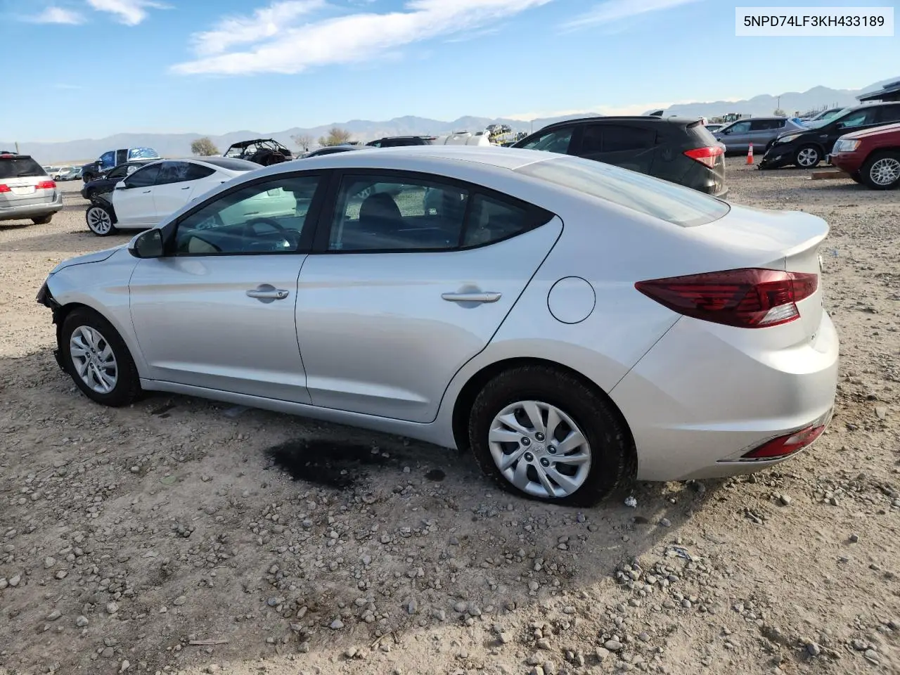 5NPD74LF3KH433189 2019 Hyundai Elantra Se
