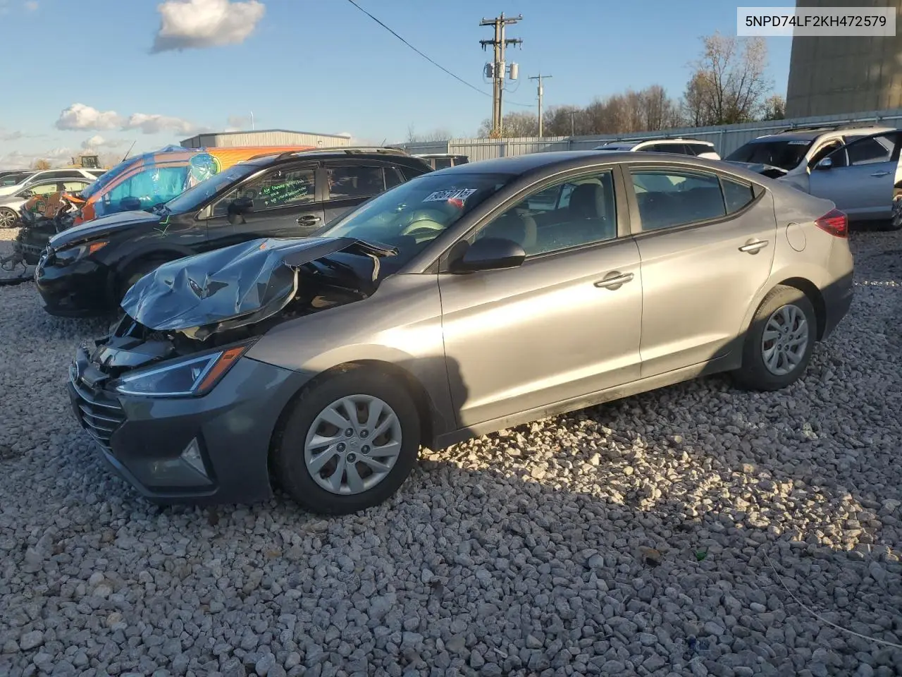 5NPD74LF2KH472579 2019 Hyundai Elantra Se
