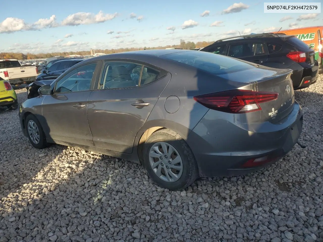 5NPD74LF2KH472579 2019 Hyundai Elantra Se