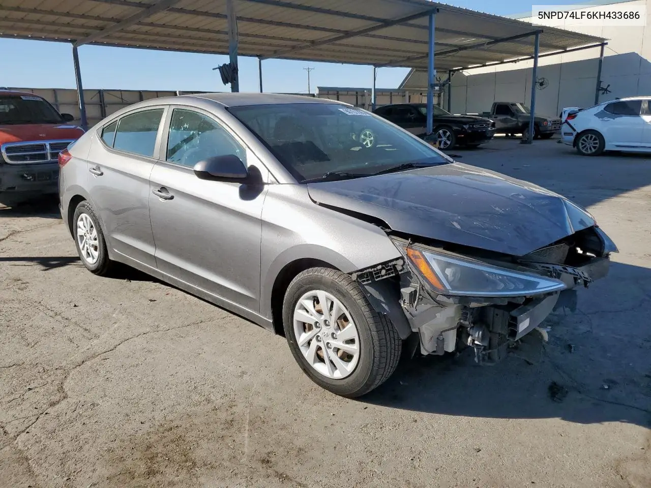 5NPD74LF6KH433686 2019 Hyundai Elantra Se