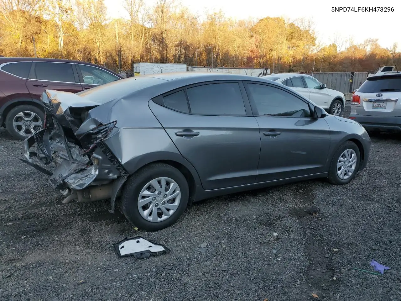 5NPD74LF6KH473296 2019 Hyundai Elantra Se