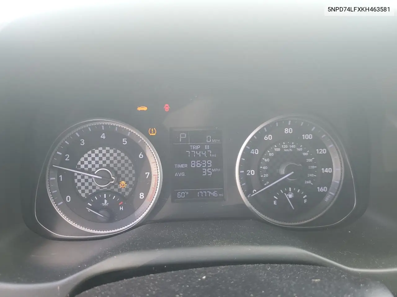 5NPD74LFXKH463581 2019 Hyundai Elantra Se