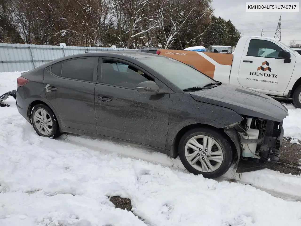 KMHD84LF5KU740717 2019 Hyundai Elantra Sel