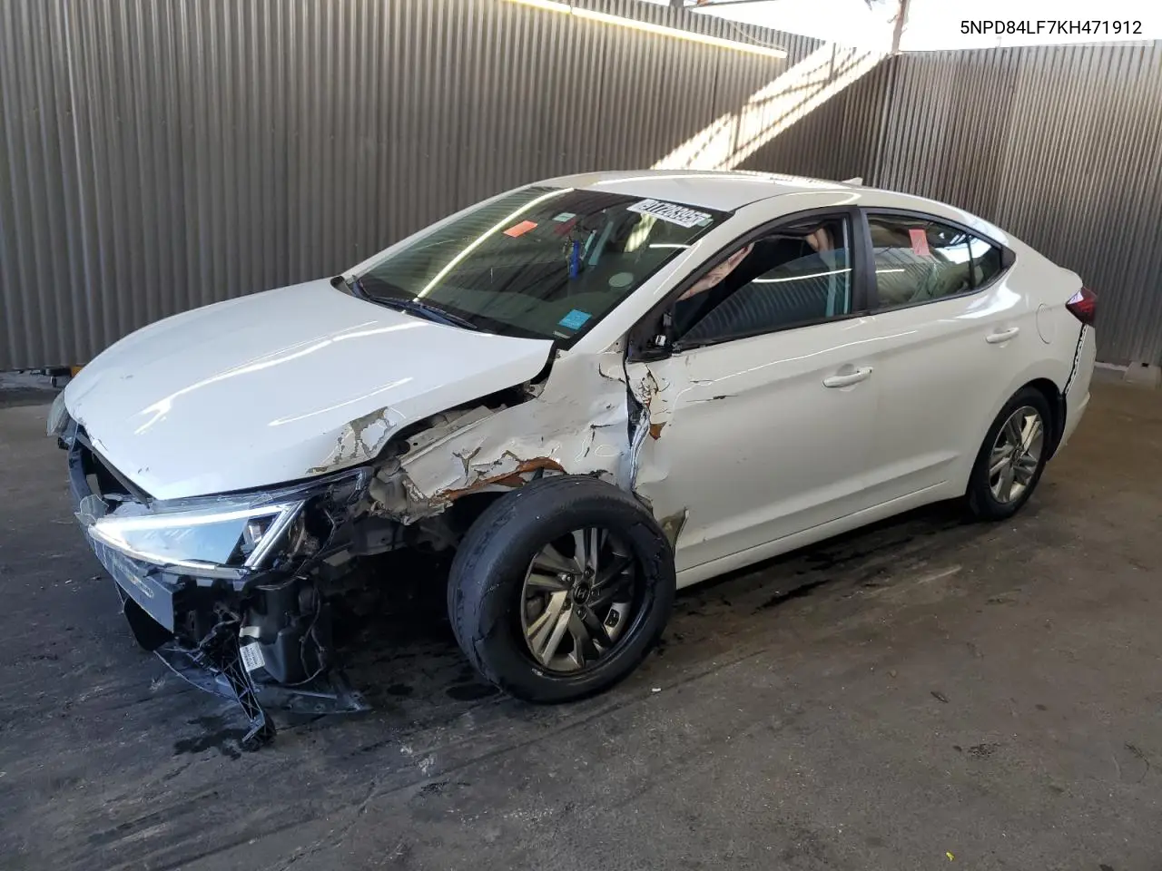 5NPD84LF7KH471912 2019 Hyundai Elantra Sel