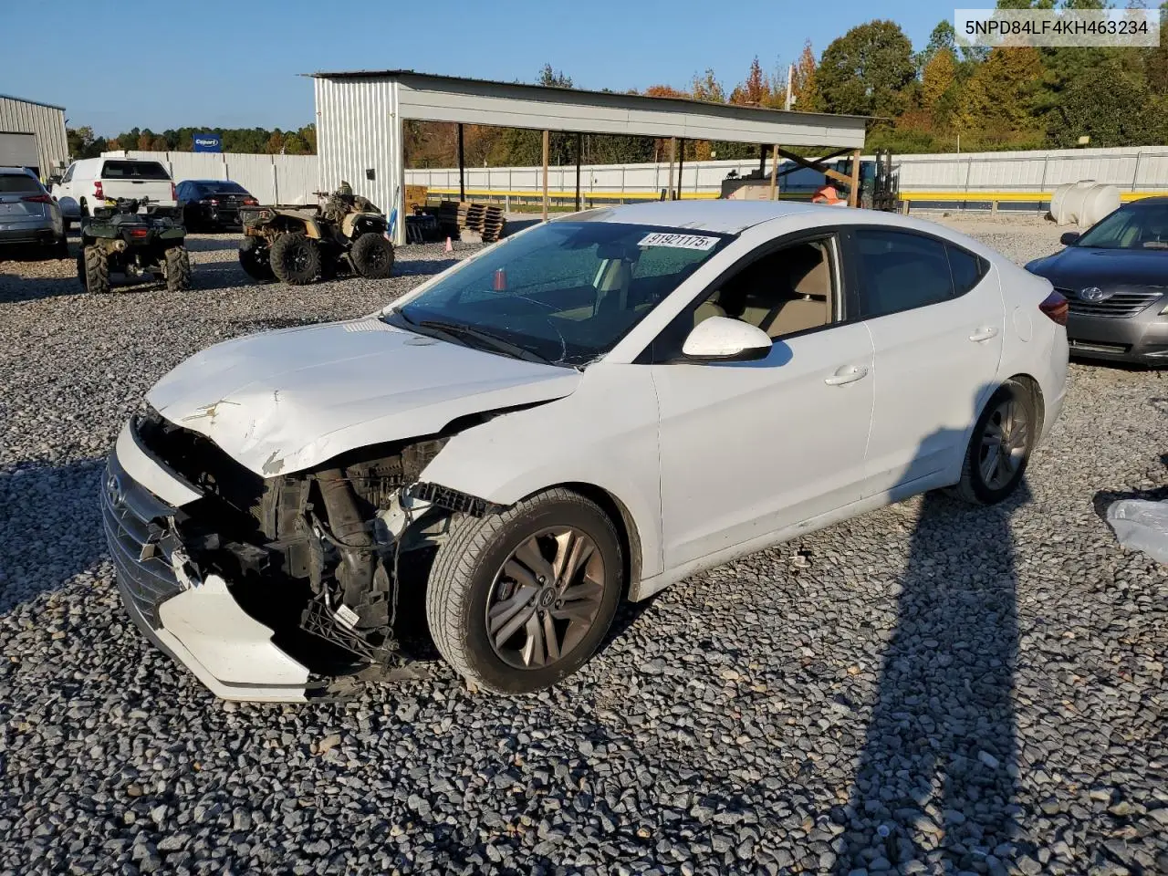 5NPD84LF4KH463234 2019 Hyundai Elantra Sel