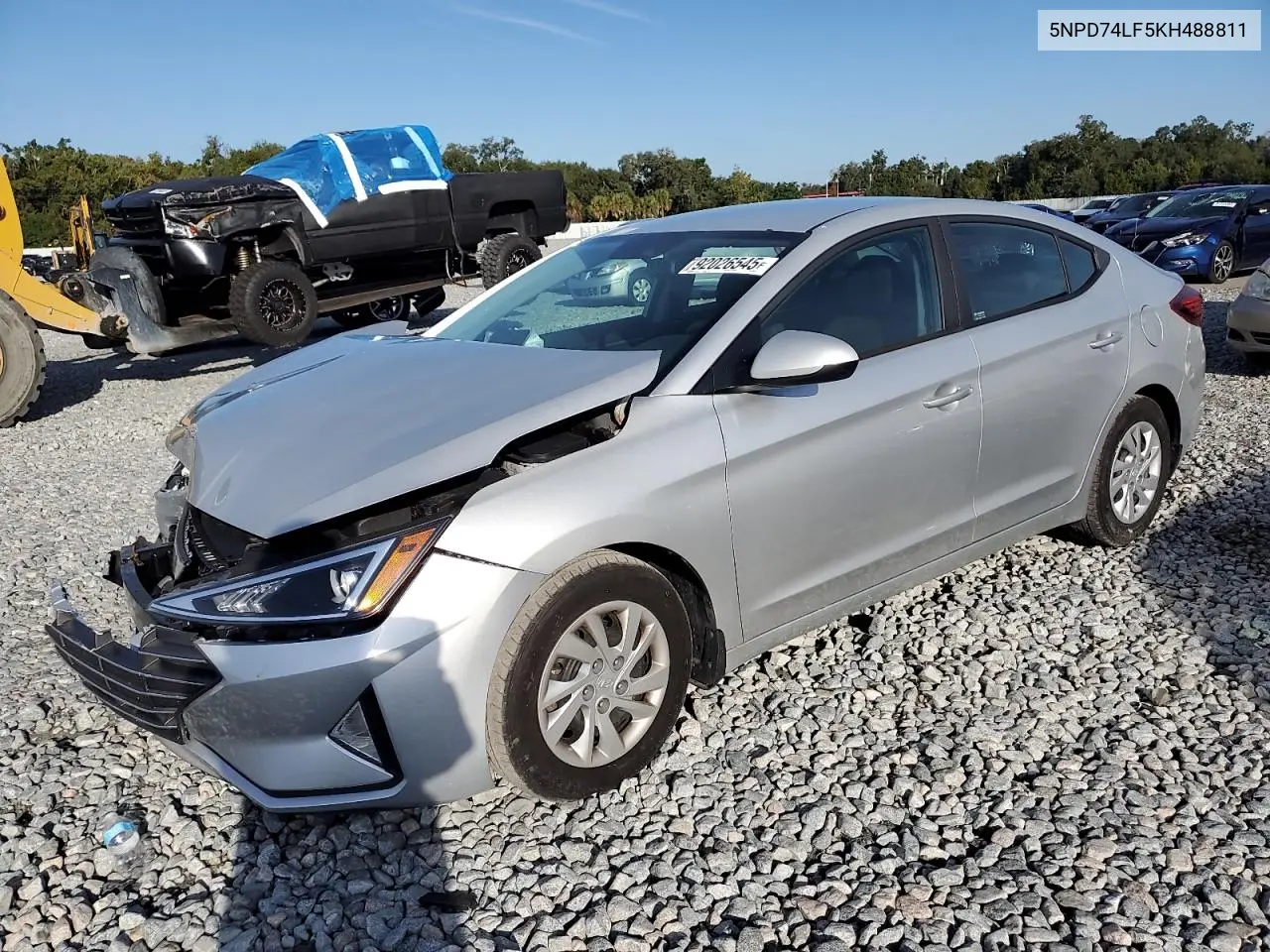 5NPD74LF5KH488811 2019 Hyundai Elantra Se