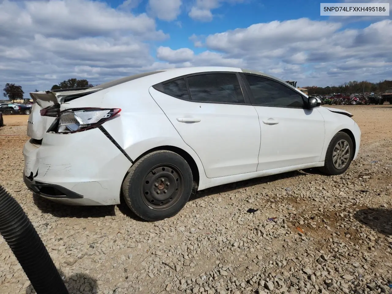 5NPD74LFXKH495186 2019 Hyundai Elantra Se